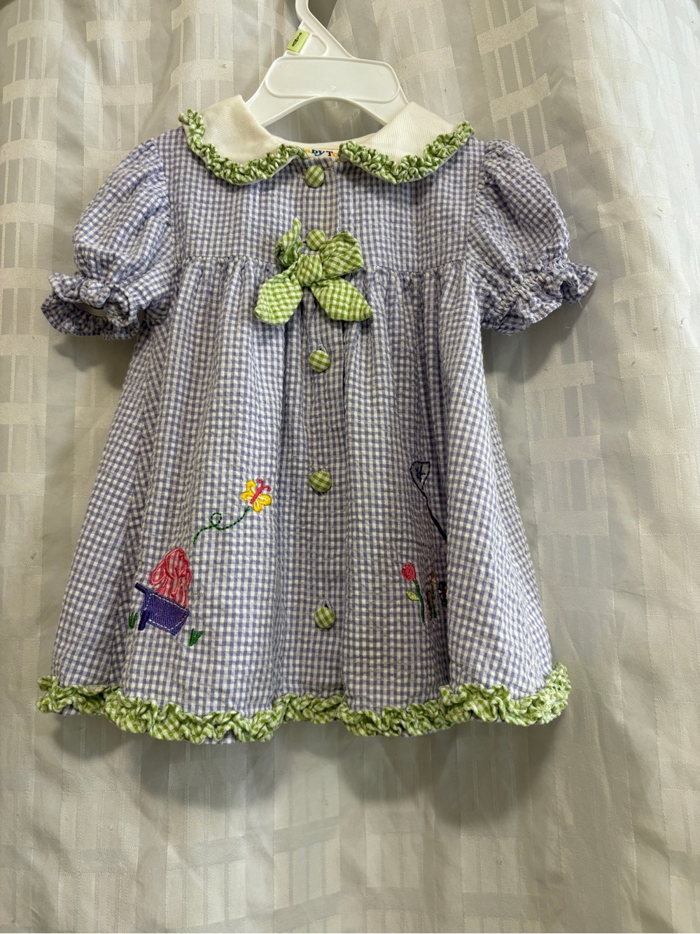 Baby Togs Smocked Embroidered Dress  6-9 Months